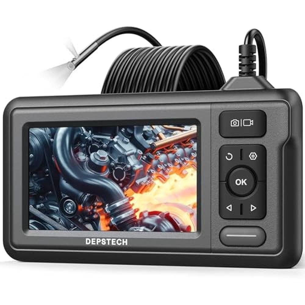 Industrial Endoscope Camera: DEPSTECH 1080P Borescope with – Front View