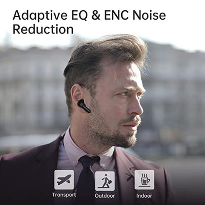 True Earbuds: Aurasound FUNbuds Wireless Earbuds 4 Mics – Side View