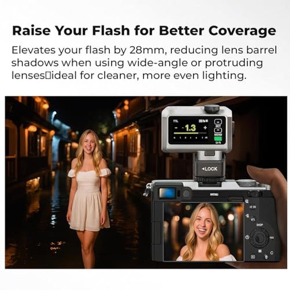 TTL Hot Shoe Riser Extender: Godox IT30PRO-N IT30 PRO N – Packaging