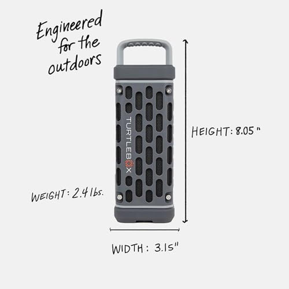 Portable Turtlebox: Turtlebox Ranger Loud Outdoor Portable – Side View