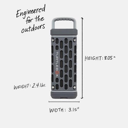 Portable Turtlebox: Turtlebox Ranger Loud Outdoor Portable – Side View