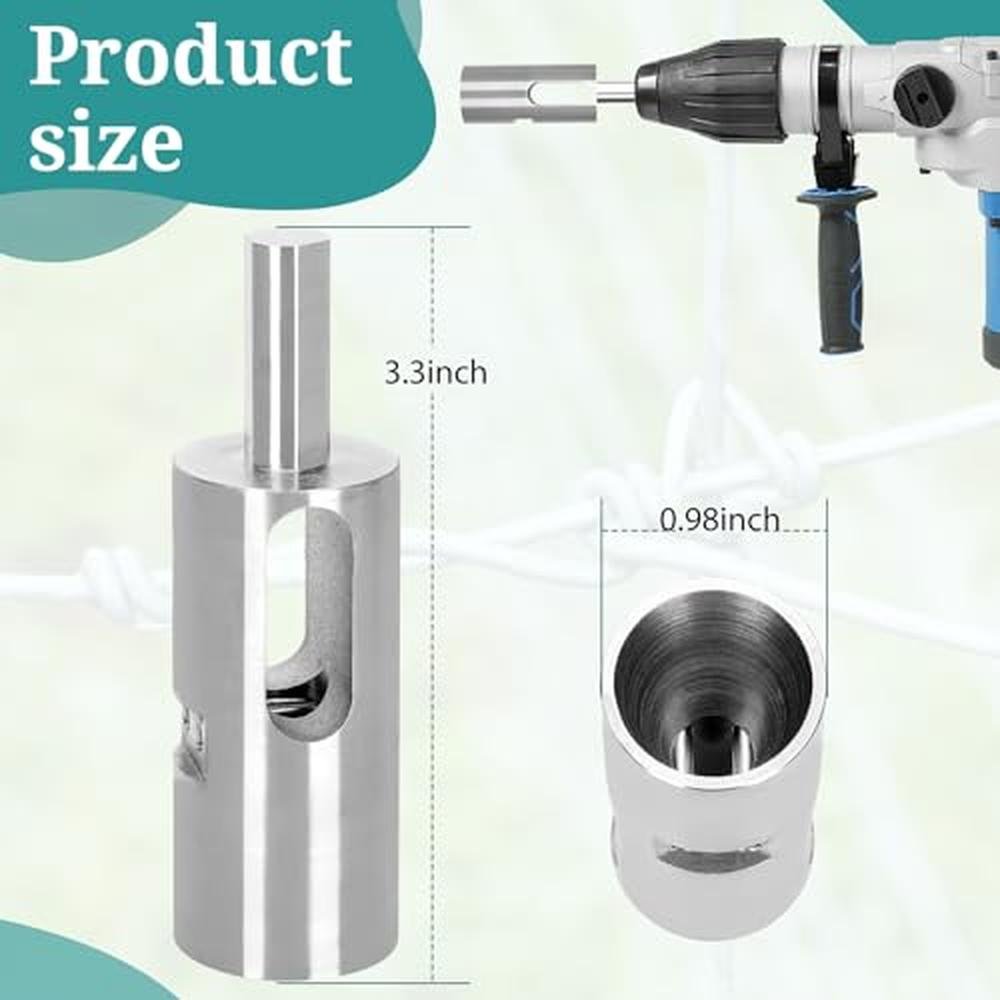 Tool Twist: Twist Ties Tool for 9 Gauge Drill Chuck High – In Use