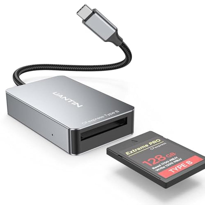 UANTIN CFexpress Type B Card Reader – Front View