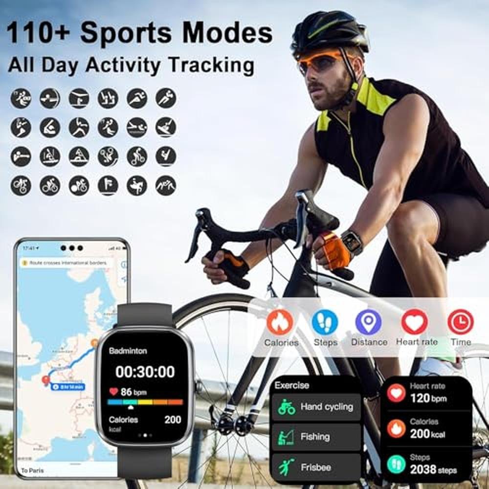 UAUE AI Smart Watch: 1.91 Bluetooth Calling Smartwatch for – Packaging