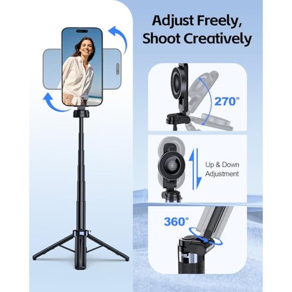 Tripod Ubeesize: Ubeesize Magnetic Mini Selfie Stick Tripod – Close-up Detail