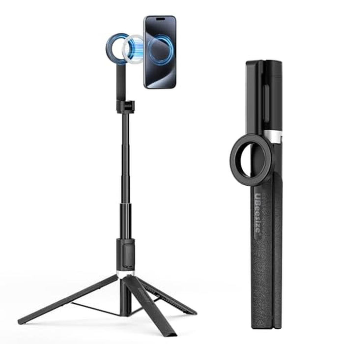 Tripod iPhone: UBeesize Magnetic Tripod for iPhone with – Front View