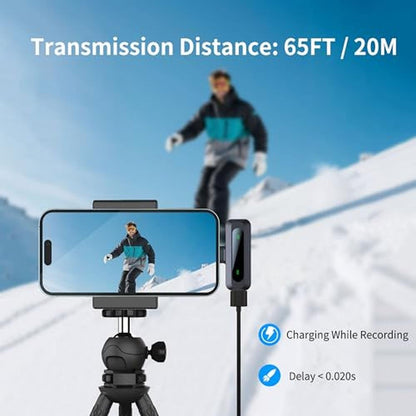 Wireless Mini Microphone: Uewpv Portable Lapel Mic – Packaging