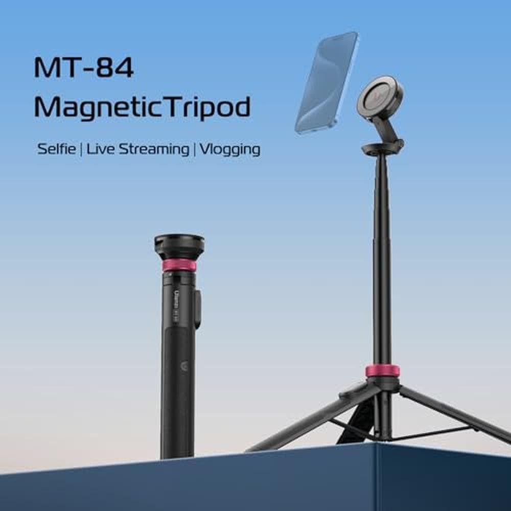 Phone Tripod: ULANZI 61'' Magnetic Selfie Stick – Side View