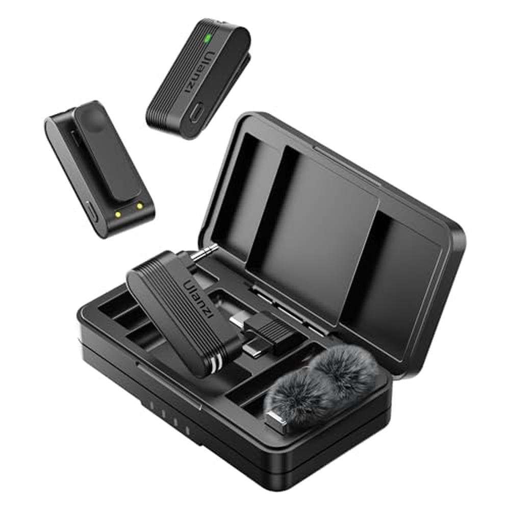 Microphone ULANZI: ULANZI A100 Wireless Lavalier Microphone – Front View