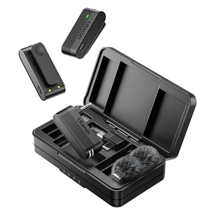 Microphone ULANZI: ULANZI A100 Wireless Lavalier Microphone – Front View