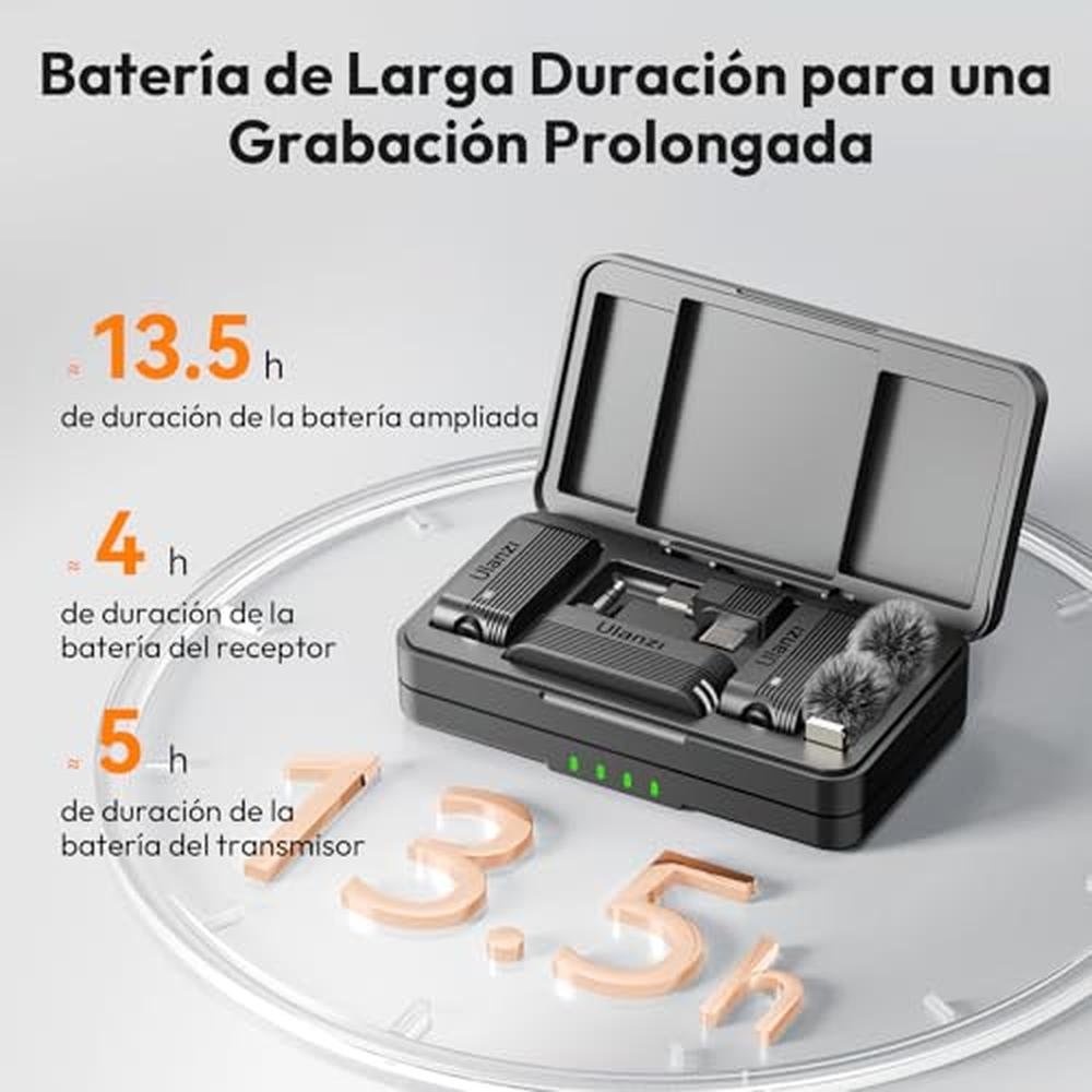Microphone ULANZI: ULANZI A100 Wireless Lavalier Microphone – Close-up Detail
