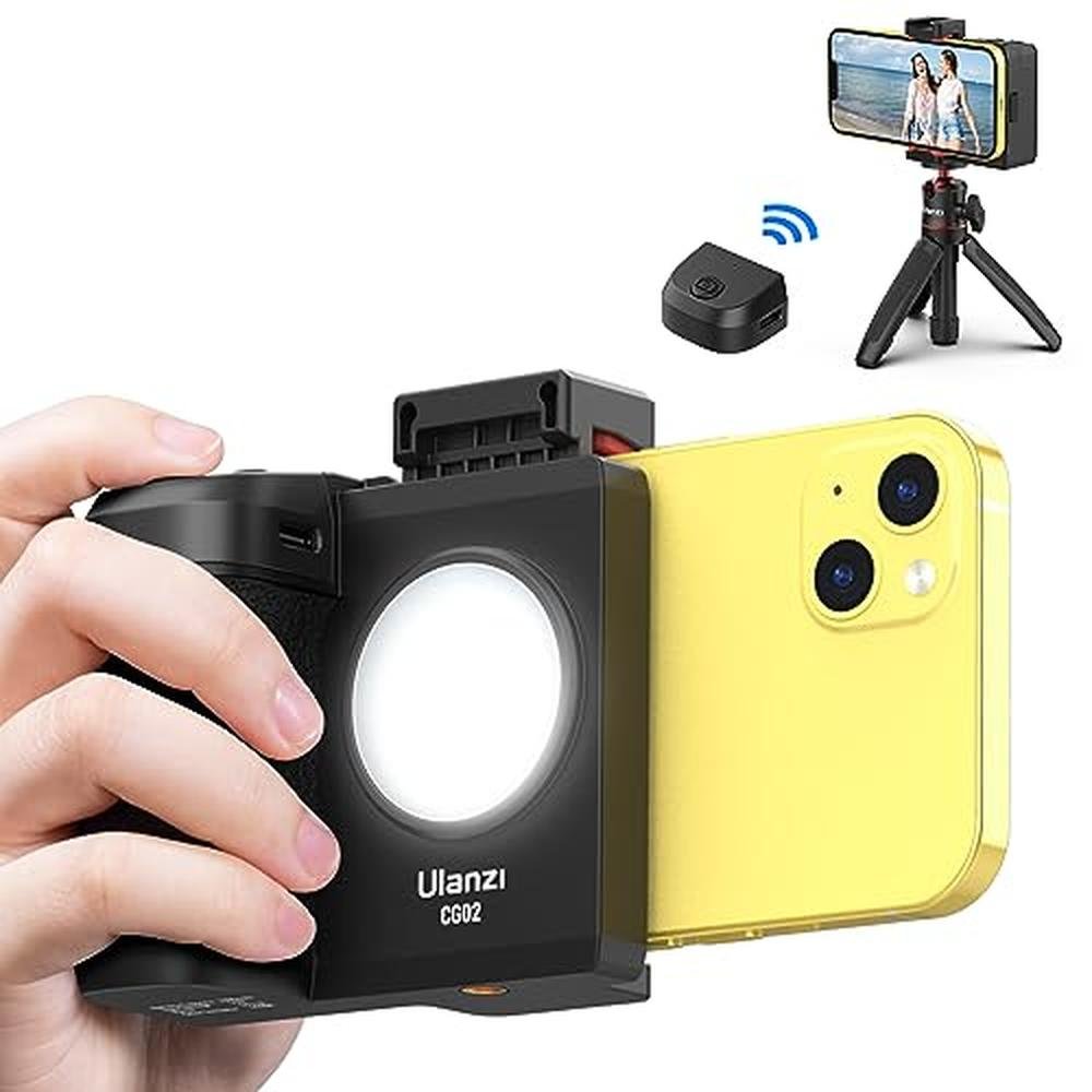 ULANZI CG02: Ungraded Smartphone Camera Shutter Handle Grip – Front View