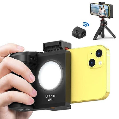 ULANZI CG02: Ungraded Smartphone Camera Shutter Handle Grip – Front View