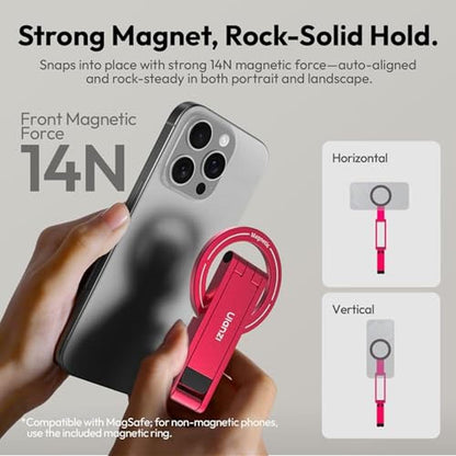 Phone Tripod: ULANZI MA60 Magnetic Phone Tripod Stand for – In Use