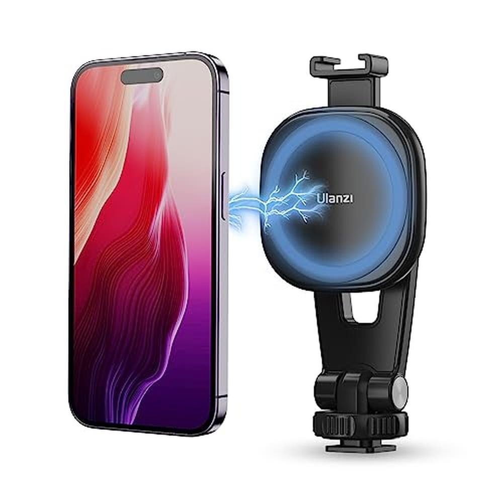 iPhone Tripod: ULANZI MA23 Magnetic Mount – Front View