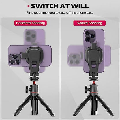 iPhone Tripod: ULANZI MA23 Magnetic Mount – Close-up Detail