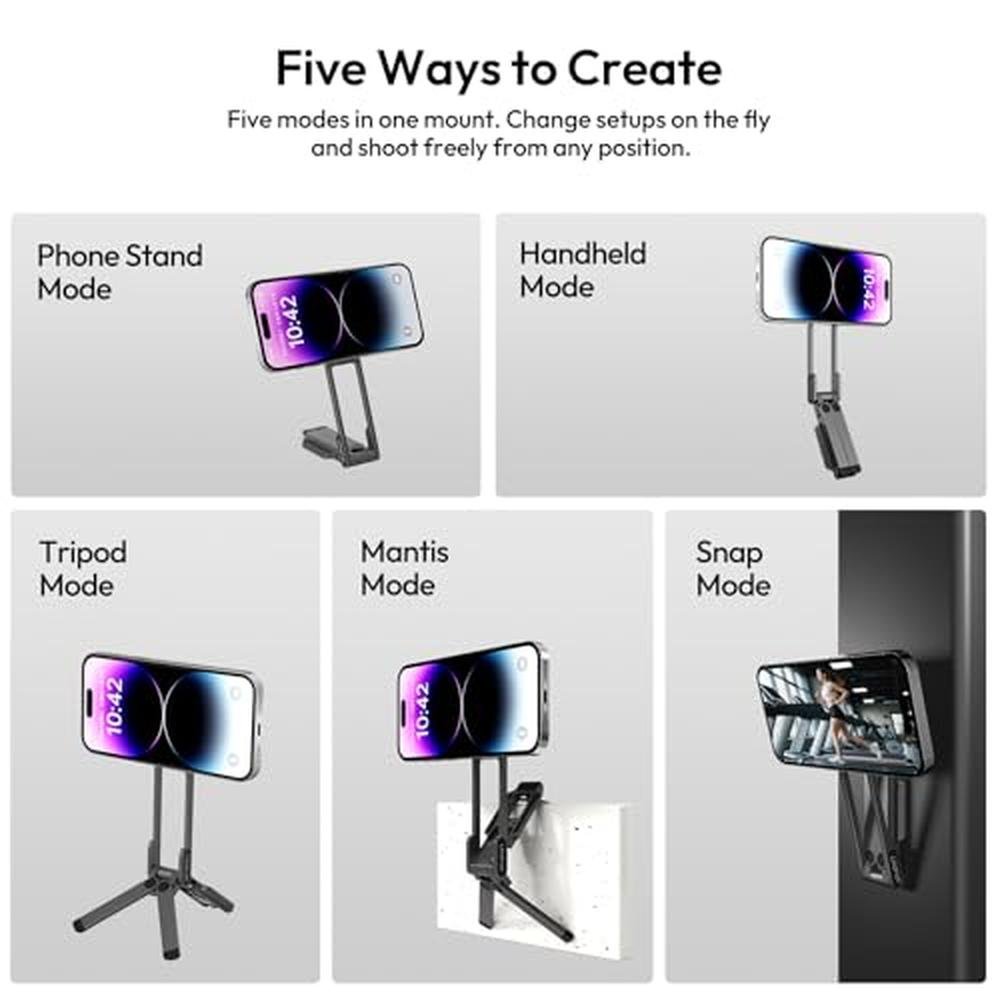 Phone Tripod: ULANZI Magnetic MA38 Portable Phone Holder – Close-up Detail
