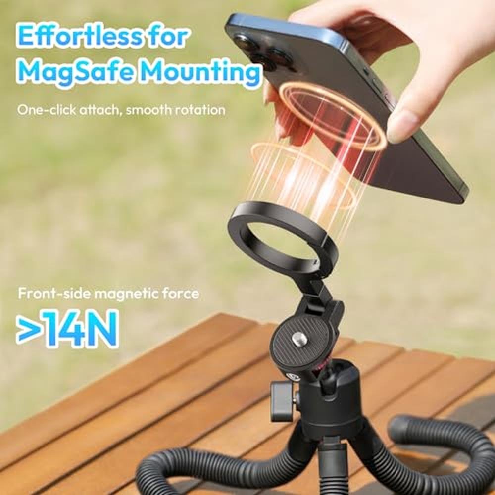 Tripod Ulanzi: Ulanzi MT30 Magnetic Flexible Tripod for – Side View