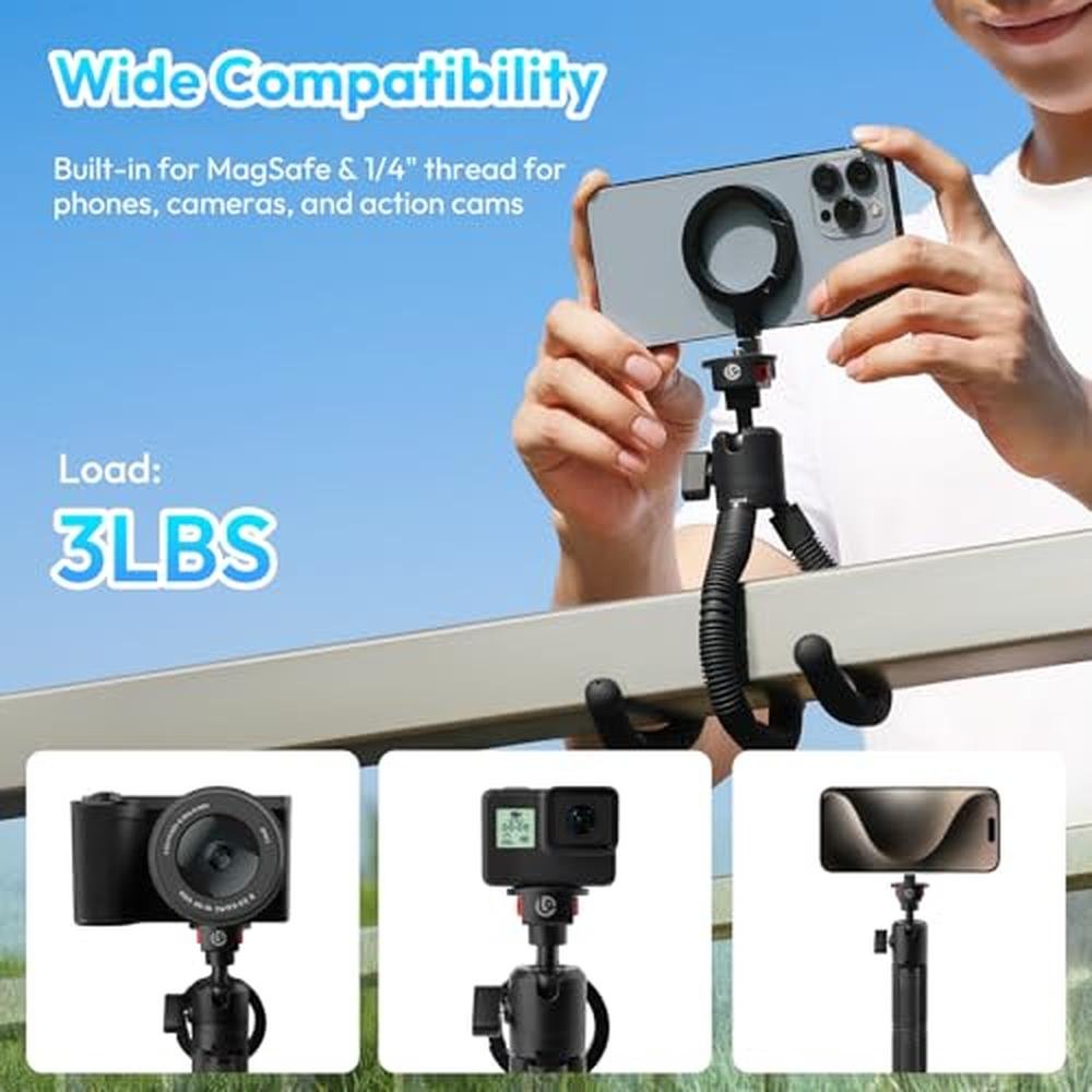 Tripod Ulanzi: Ulanzi MT30 Magnetic Flexible Tripod for – Close-up Detail