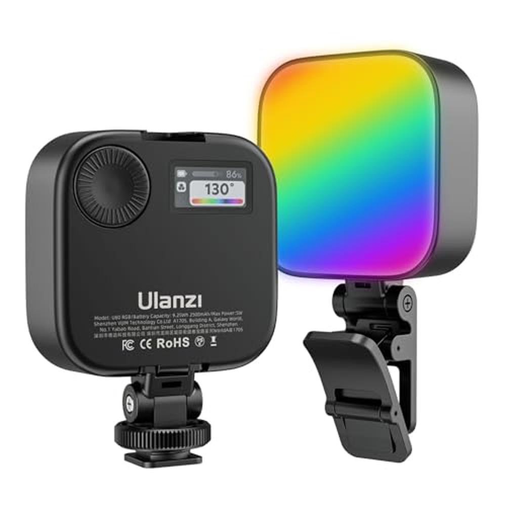 Ulanzi U60 RGB Portable LED Video Light – Front View