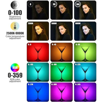 Video Light: Ulanzi VL120 RGB On-Camera Video Light – Side View