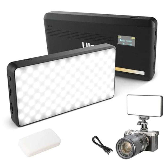 Light Video: ULANZI VL200 Bi-Color LED Video Light – Front View