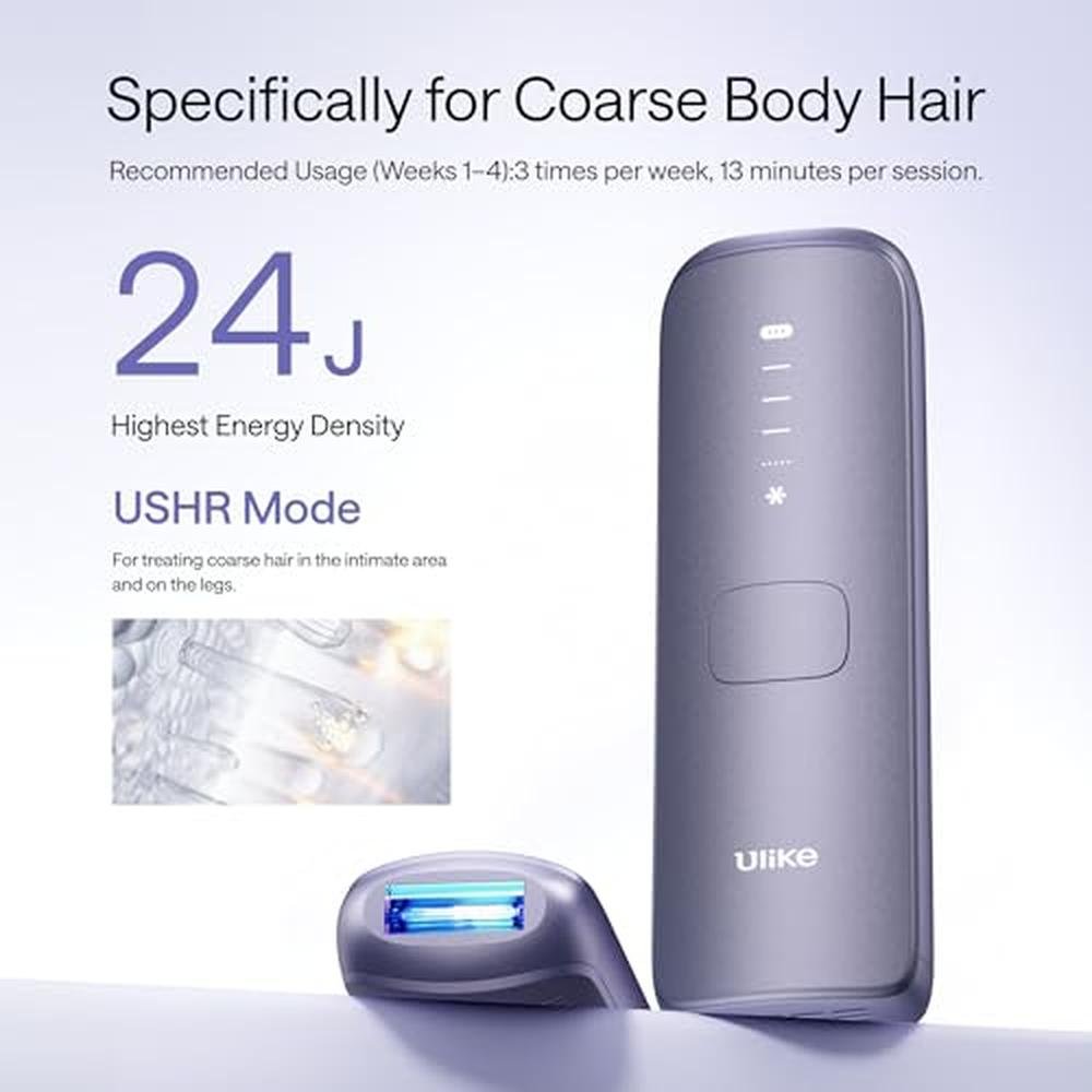 Ulike Laser Hair Removal Device Air 4 Ipl Gift for Women – In Use