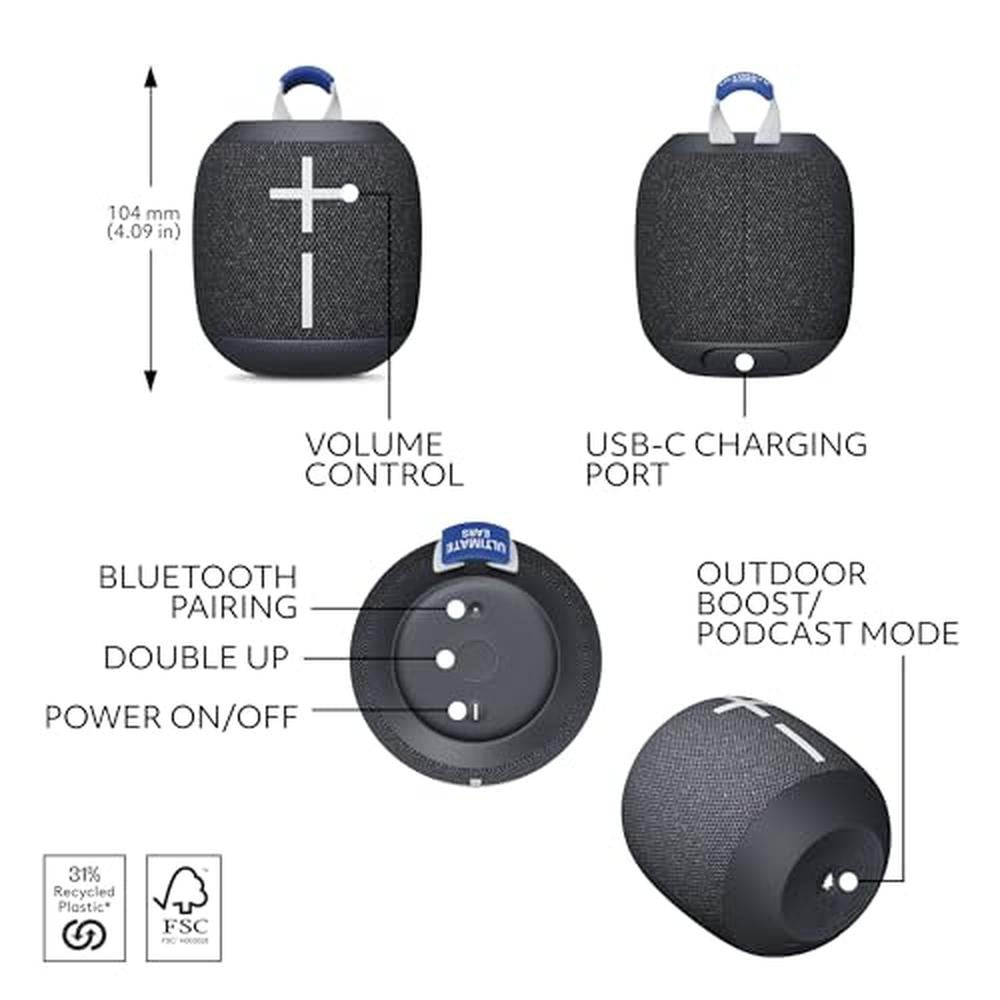 Ultimate Ears WONDERBOOM 4 Portable Waterproof Bluetooth – Packaging