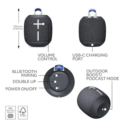 Ultimate Ears WONDERBOOM 4 Portable Waterproof Bluetooth – Packaging