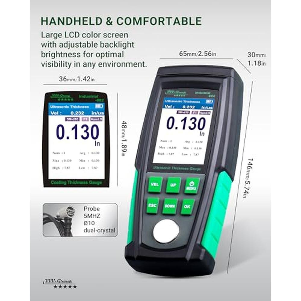 Thickness Gauge: Ultrasonic Thickness Gauge Industrial-882 – Packaging