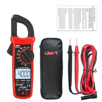 Digital Clamp Meter: UNI-T UT201R 4000 Counts Multimeter – Front View