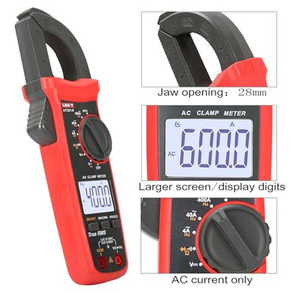 Digital Clamp Meter: UNI-T UT201R 4000 Counts Multimeter – In Use
