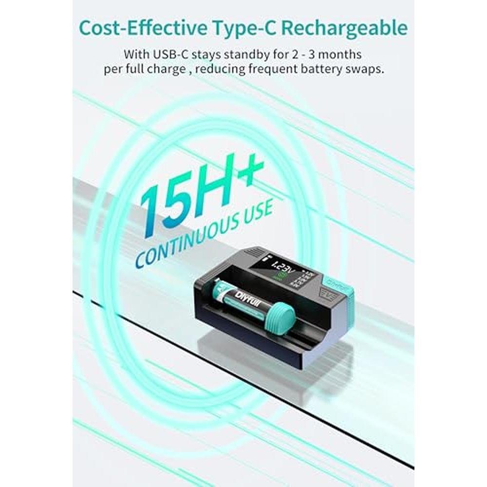 Battery Tester: Dlypow Small Digital Battery Checker – Close-up Detail