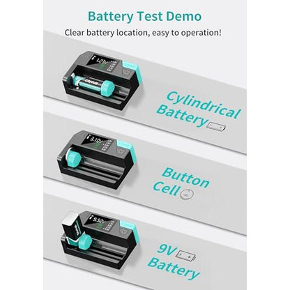 Battery Tester: Dlypow Small Digital Battery Checker – In Use