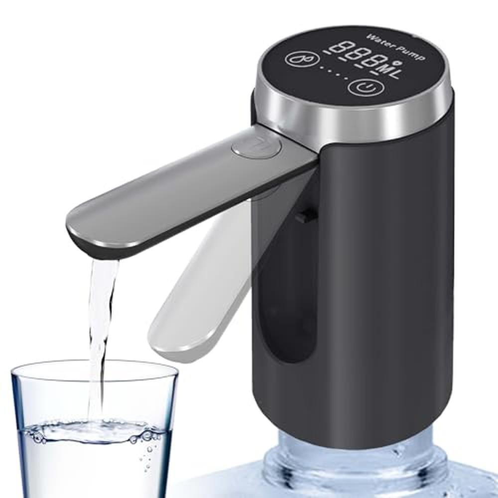 Water Dispenser: UNNEES 5 Gallon Bottle Smart LED Display – Front View