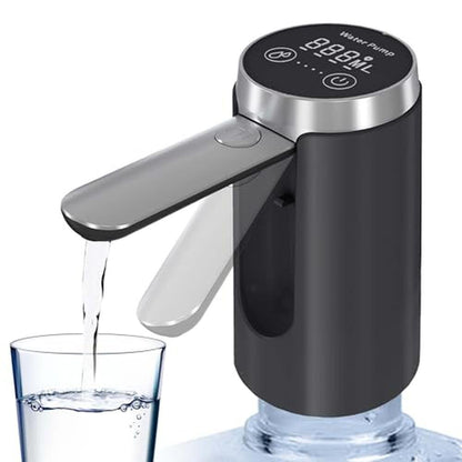 Water Dispenser: UNNEES 5 Gallon Bottle Smart LED Display – Front View