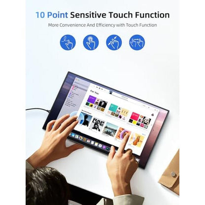 Monitor UPERFECT: UPERFECT 15.6 Touchscreen Portable – Side View