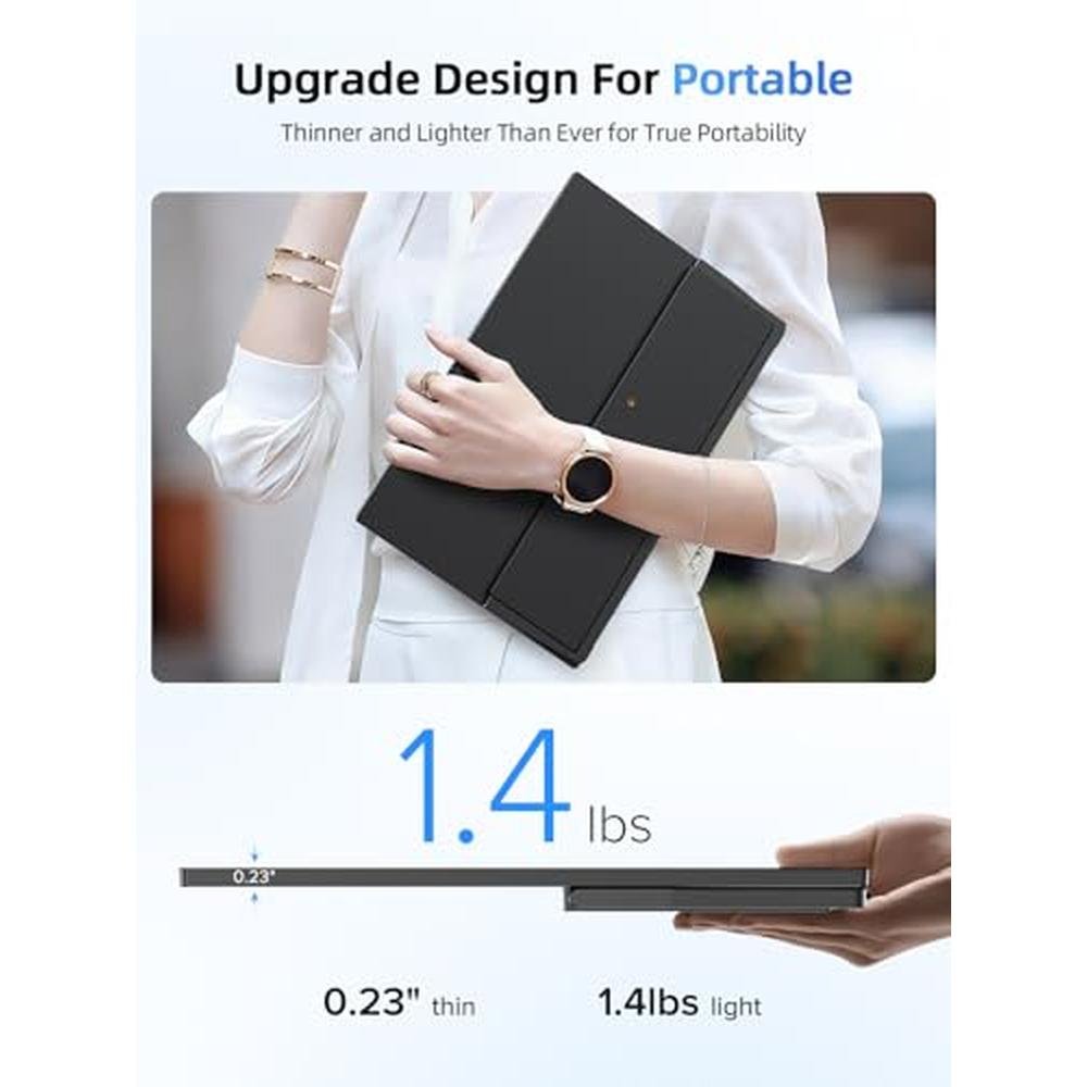 Monitor UPERFECT: UPERFECT 15.6 Touchscreen Portable – In Use