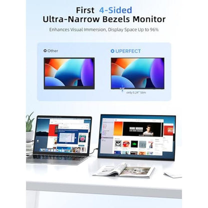 Monitor UPERFECT: UPERFECT 15.6 Touchscreen Portable – Packaging