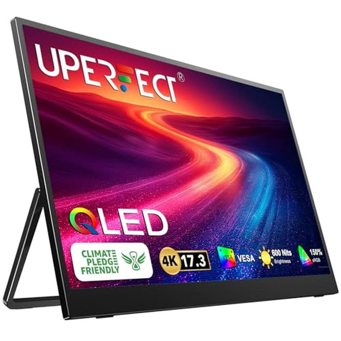 Monitor UPERFECT: UPERFECT 17.3'' 4K Portable QLED Monitor – Front View