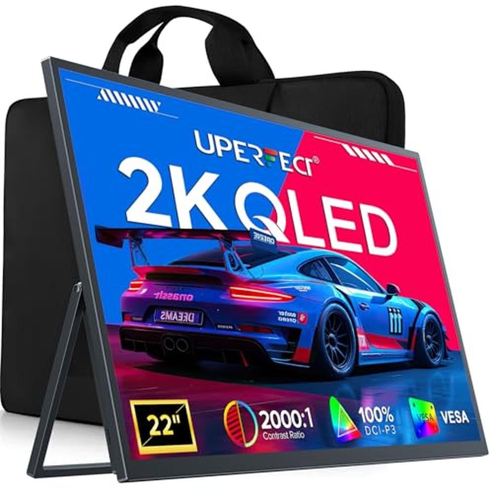 Monitor Gaming: UPERFECT 22 Portable Monitor 2K QLED – Front View