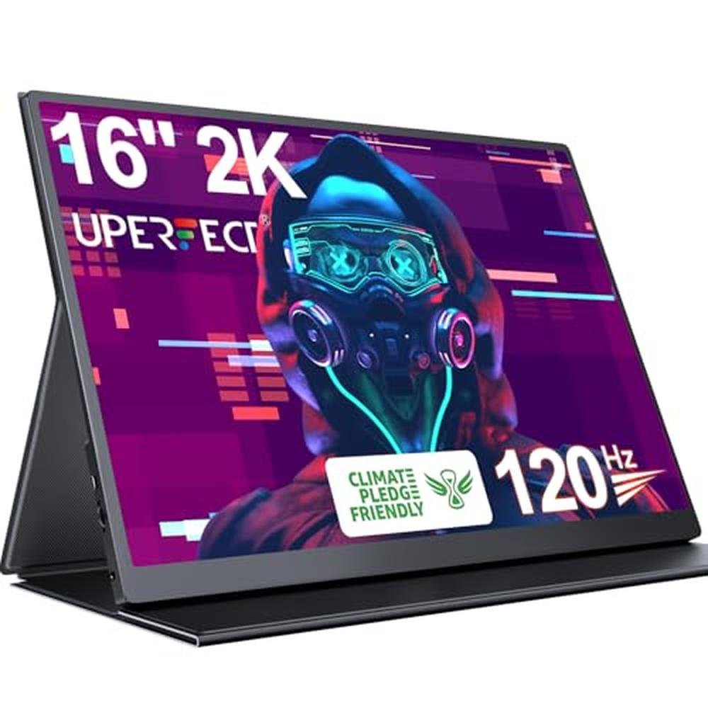 Portable Monitor: UPERFECT 2K 120Hz Gaming Monitor 16 – Front View