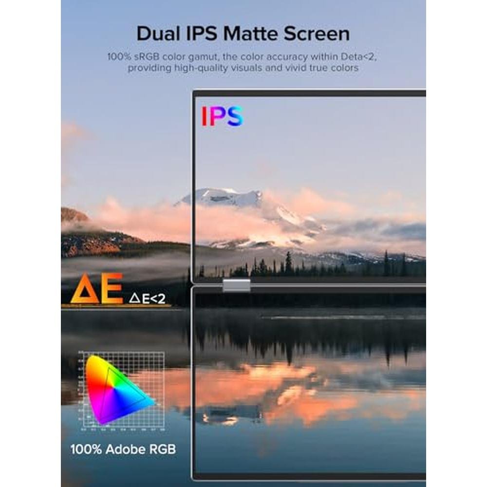 Monitor Laptop: UPERFECT Delta 15.6 Dual Portable Monitor – Packaging