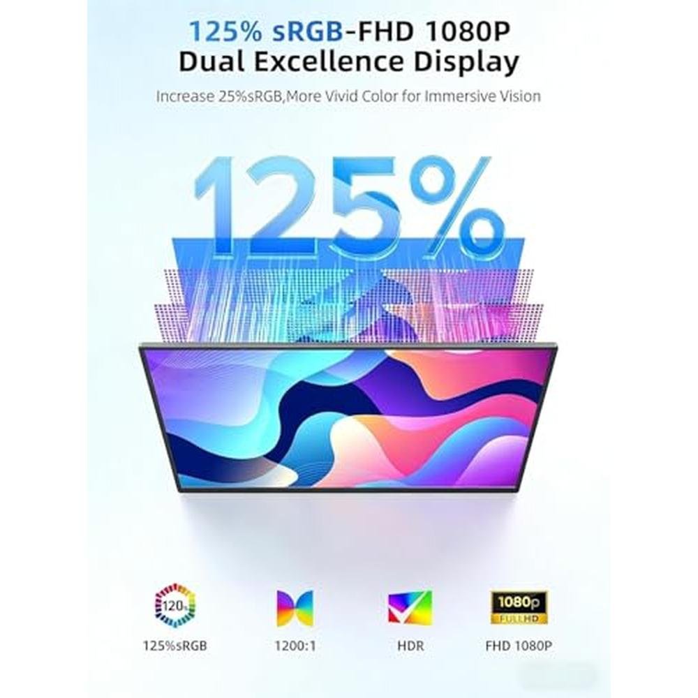 Monitor UPERFECT: UPERFECT 15.6'' Ultra-Slim Portable – Side View