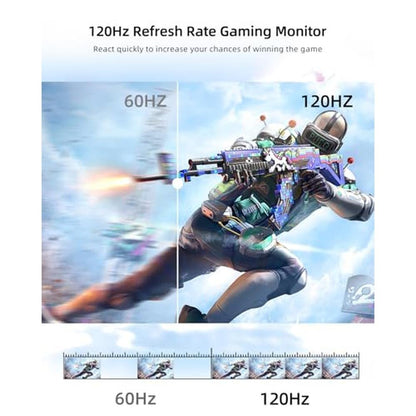 Monitor Portable: UPERFECT 18.5 120Hz 100% sRGB – Side View