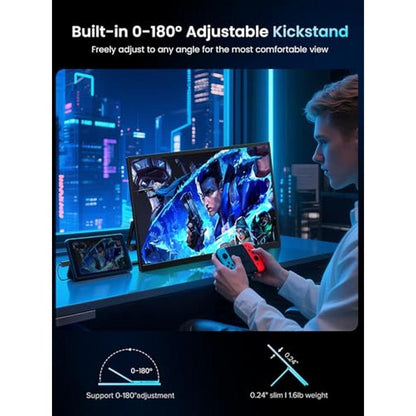 Portable Monitor: UPerfect 18.5 Inch 120Hz 125% sRGB 1080p – Packaging