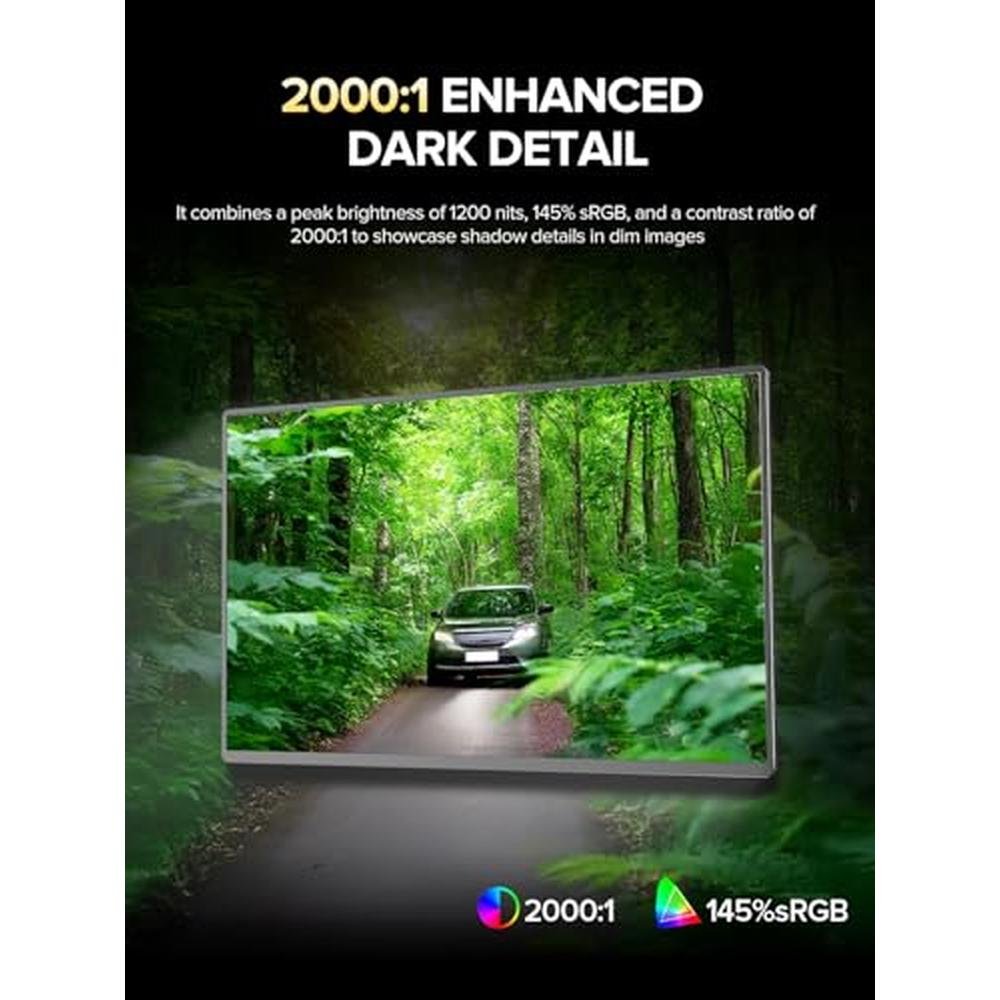 Monitor UPERFECT: UPERFECT Portable Monitor 4K 16 – In Use