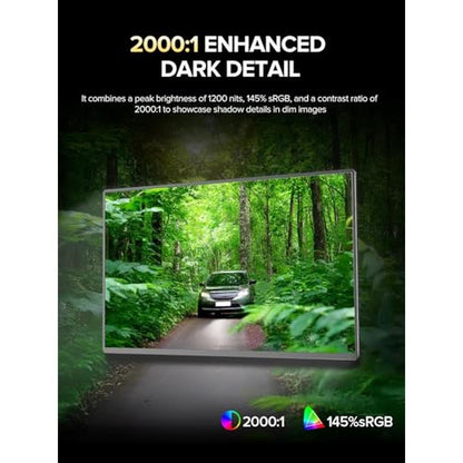 Monitor UPERFECT: UPERFECT Portable Monitor 4K 16 – In Use