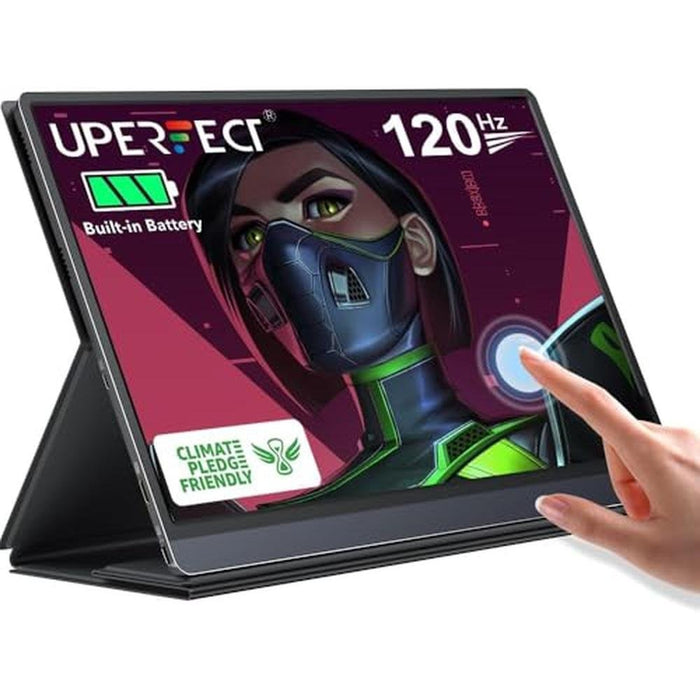 Monitor Battery: UPERFECT Portable 15.6-inch FHD – Front View