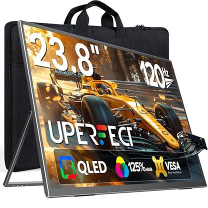 Monitor Gaming: UPERFECT QLED 24 120Hz Portable Monitor – Front View